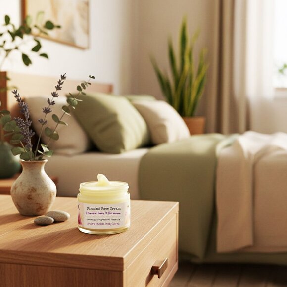 Organic Manuka Honey Bee Venom Facial Set / Firming Cream / Urban Eco Beauty - Picture 8 of 14